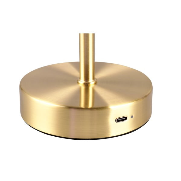 LED stmívatelná stolní lampa ve zlaté barvě (výška 30 cm) Jeff – Reality-image-3