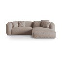 Béžová modulární rohová pohovka (pravý roh) Martina – Micadoni Home