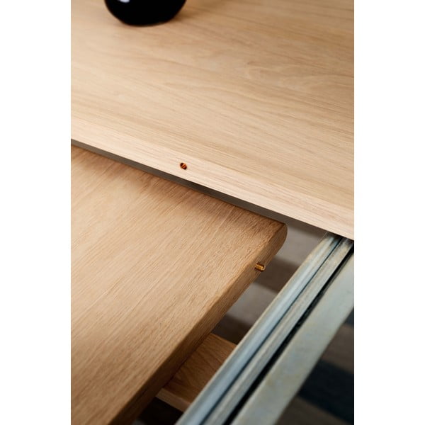 Přídavná deska k jídelnímu stolu z dubového dřeva 50x106 cm Miro – Hammel Furniture-image-1