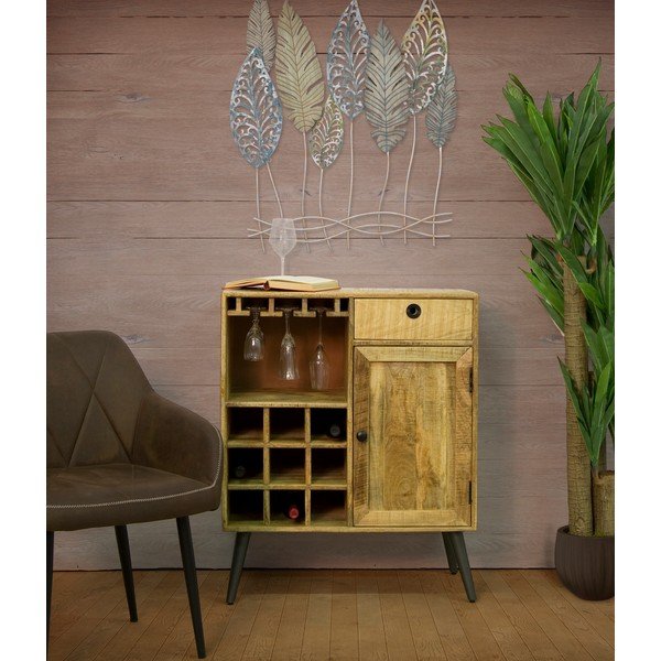 Skříňka z mangového dřeva Mauro Ferretti Belgrado Cellar, šířka 75 cm-image-1