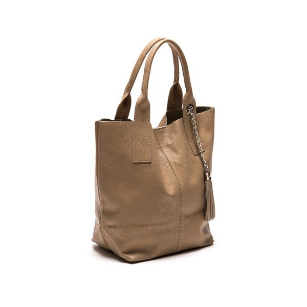 Kožená kabelka Anna Luchini 187 Fango-image-2