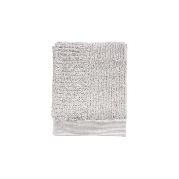 Šedý bavlněný ručník 70x50 cm Classic Soft - Zone