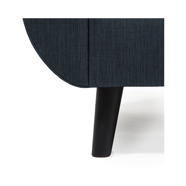 Tmavě modrá pohovka s lenoškou na pravé straně Vivonita Harlem-image-2