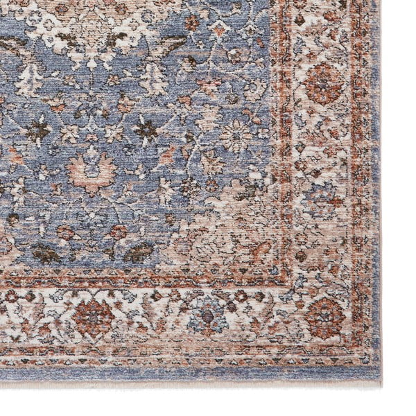 Modro-béžový běhoun 80x300 cm Vintage – Think Rugs-image-4
