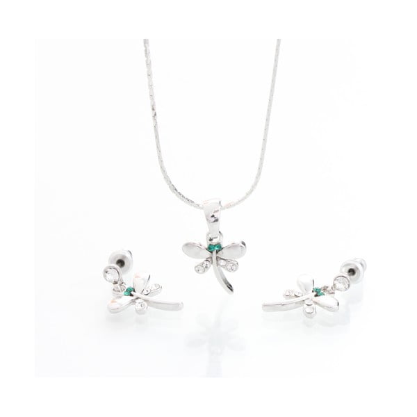 Set náhrdelníku a náušnic s krystaly Swarovski Elements Laura Bruni Martine
