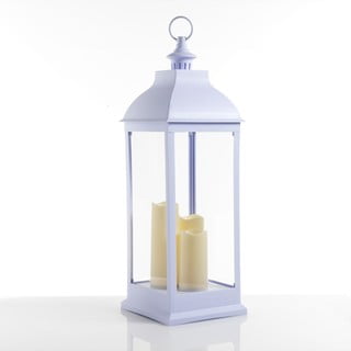 Bílá LED lucerna (výška 71 cm) – Tomasucci