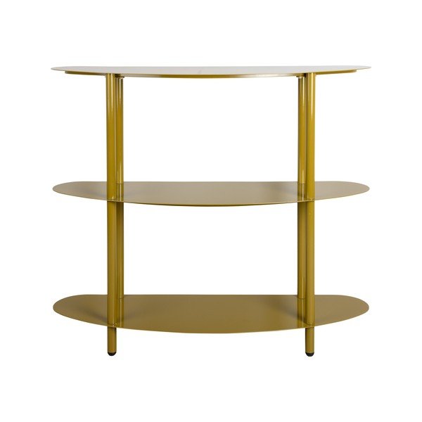 Khaki kovový regál 90x82x28 cm Paris – Leitmotiv