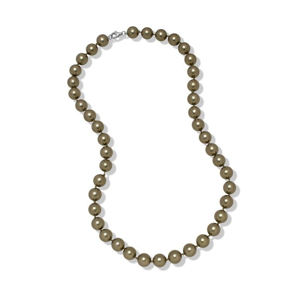 Zelený perlový náhrdelník Mara de Vida Only Me, délka 50 cm