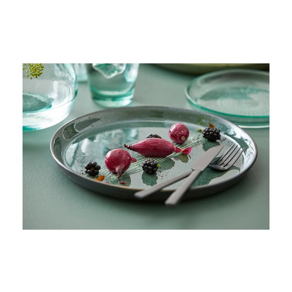 Zelený/černý talíř z kameniny ø 27 cm Gastro Green/Black – Bitz-image-2