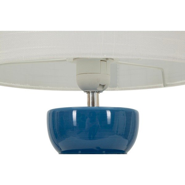 Bílá/modrá keramická stolní lampa s textilním stínidlem (výška 46 cm) Torr – Mauro Ferretti-image-4