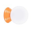 Oranžové keramické nástěnné svítidlo ø 12 cm Farsa – Sollux