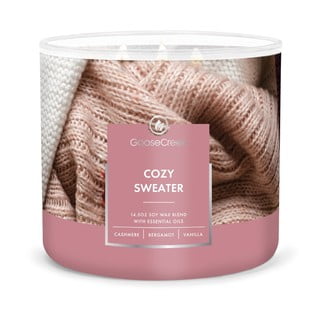 Vonná svíčka Goose Creek Cozy Sweater, doba hoření 35 h