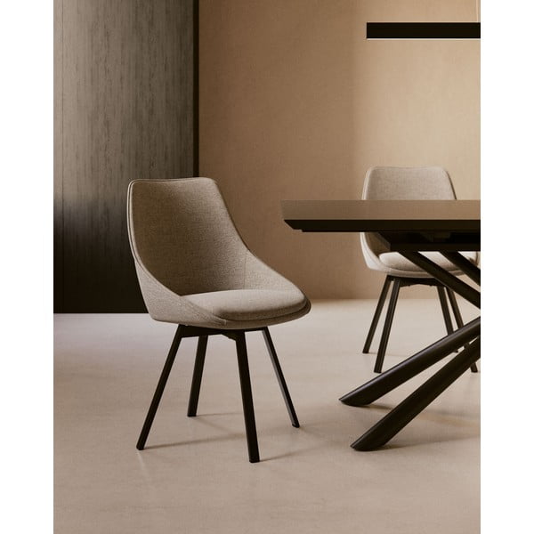 Šedá jídelní židle Jenna – Kave Home-image-2