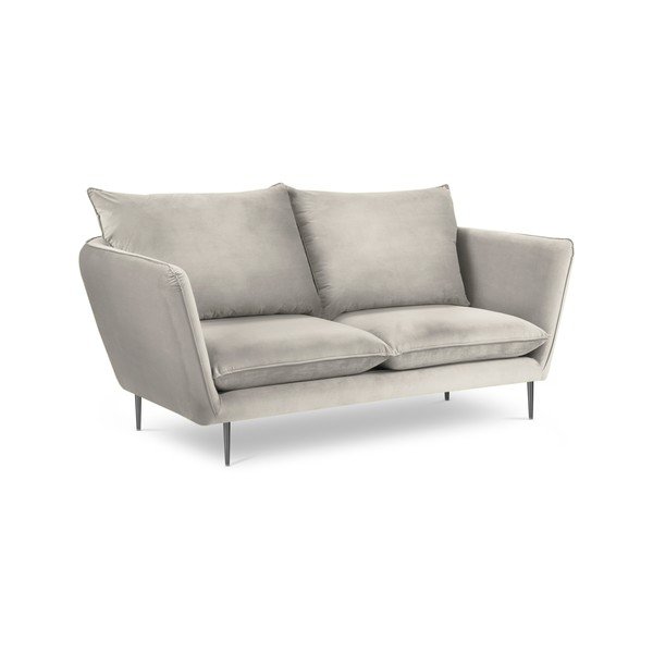 Béžová sametová pohovka Mazzini Sofas Acacia, délka 175 cm-image-4