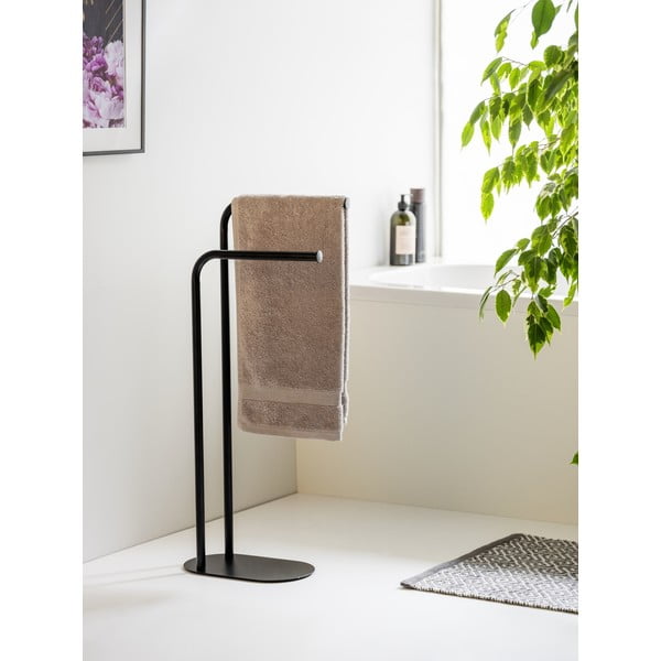 Černý ocelový stojan na ručníky Levante – Wenko-image-1
