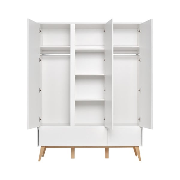 Bílá dětská šatní skříň Pinio Swing, 148 x 200 cm-image-3