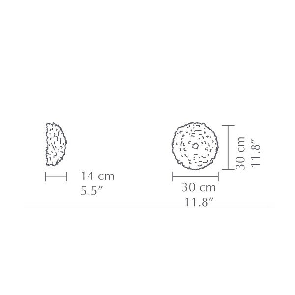 Bílé nástěnné svítidlo ø 30 cm Eos Up Mini – UMAGE-image-3