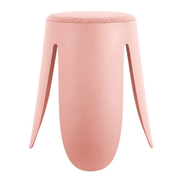 Světle růžová plastová stolička Savor   – Leitmotiv