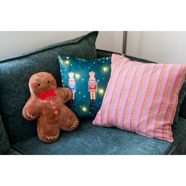 Dekorační polštář s vánočním motivem 45x45 cm Nutcracker – Catherine Lansfield-image-1