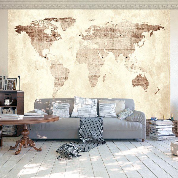 Velkoformátová tapeta Artgeist Precious Map, 200 x 140 cm-image-1