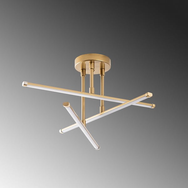 LED stropní svítidlo ve zlaté barvě 26x51 cm Umut – Opviq lights-image-1