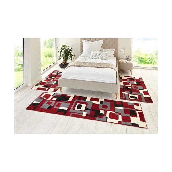 Červený běhoun Hanse Home Hamla Retro, 80 x 150 cm-image-2