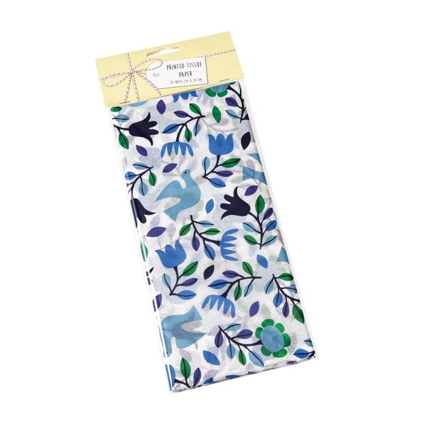 Hedvábné papíry v sadě 10 ks Folk Doves – Rex London-image-1