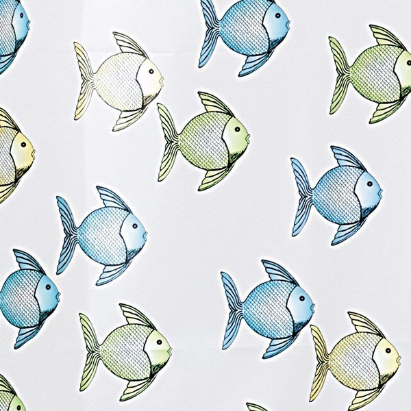 Sprchový závěs InterDesign Fishy, 180 x 200 cm-image-1