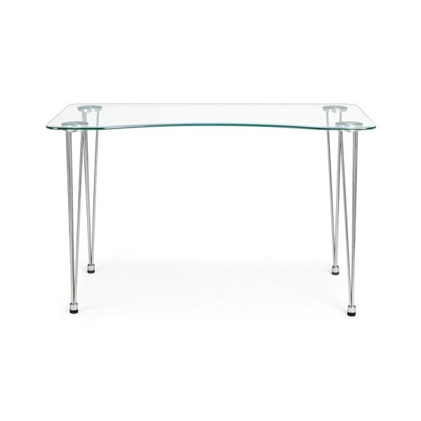 Pracovní stůl se skleněnou deskou 60x120 cm Rondo – Bizzotto-image-4