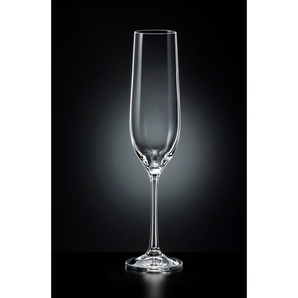 Sada 6 sklenic na šampaňské Crystalex Viola, 190 ml-image-1