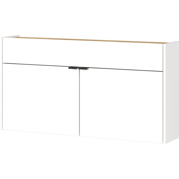 Bílá skříňka v dekoru dubu 110x57x22 cm Ameca – Germania-image-2