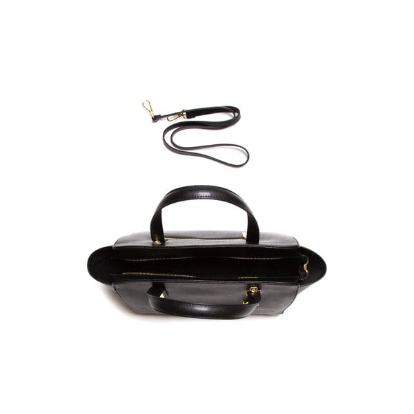 Kožená kabelka Luisa Vanini 421 Nero-image-3