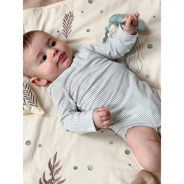 Světle žlutá dětská hrací podložka 80x80 cm Sea Garden – Cam Cam Copenhagen-image-2