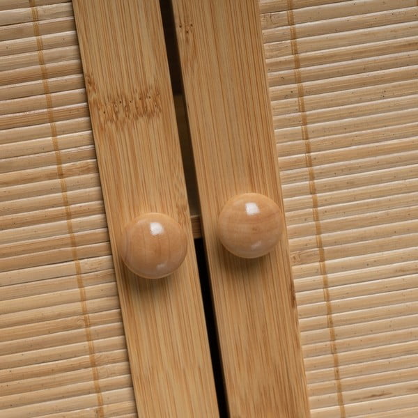 Bambusová skříňka pod umyvadlo v přírodní barvě 63x60 cm – Casa Selección-image-1