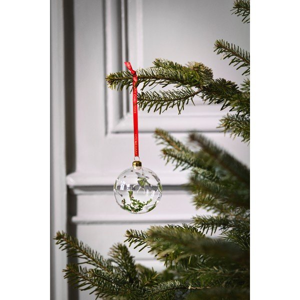 Skleněná ručně foukaná vánoční ozdoba ø 8 cm Christmas – Holmegaard-image-1