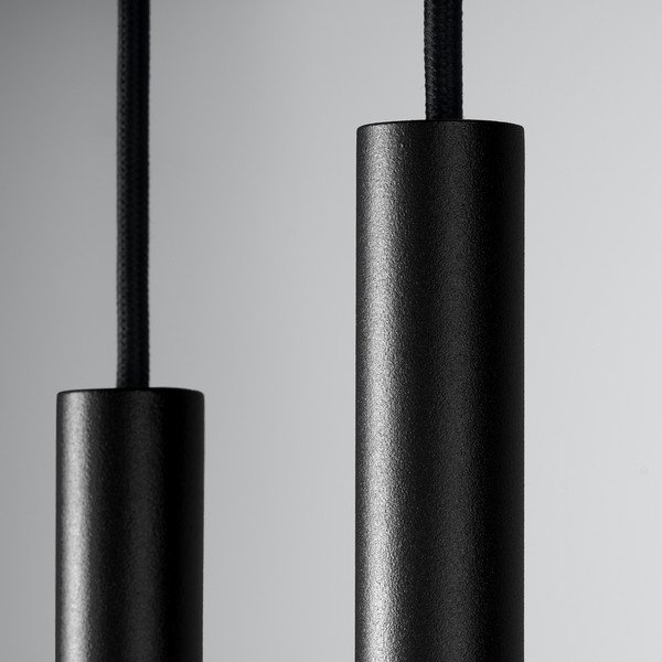 Černé kovové závěsné svítidlo ø 15 cm Fideus – Sollux-image-3