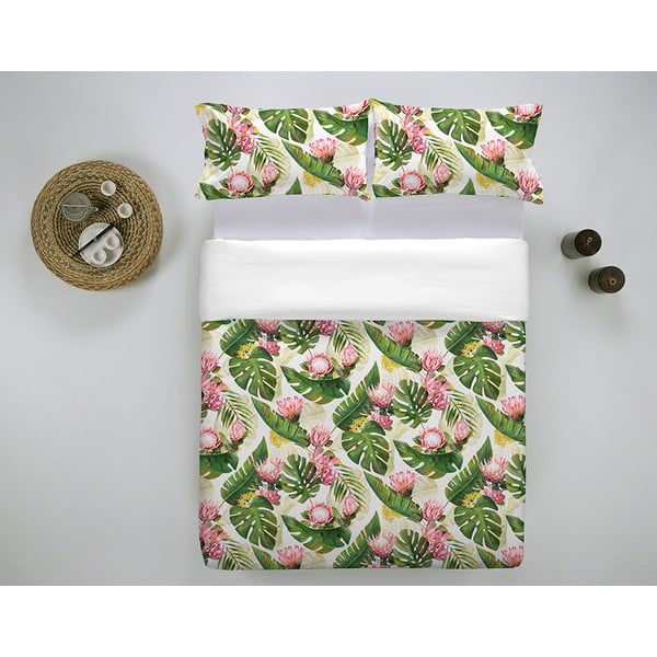 Bavlněné povlečení na přikrývku Marghett Protea, 220 x 220 cm-image-1