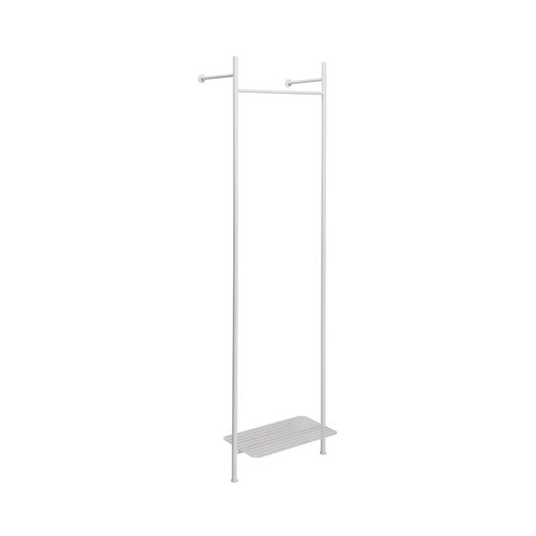 Světle šedý kovový nástěnný stojan na oblečení 52x180x27 cm Nobly – Hübsch