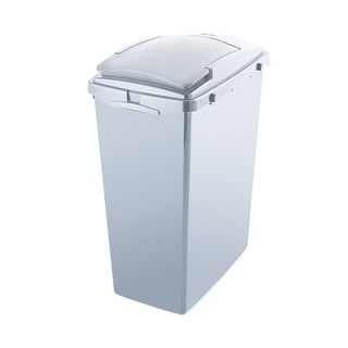 Šedý odpadkový koš z recyklovaného plastu Addis Eco Range, 40 l