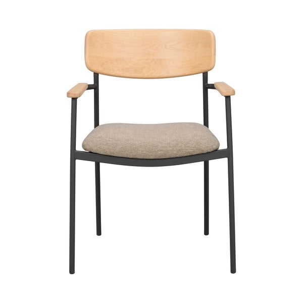 Jídelní židle v béžovo-přírodní barvě v sadě 2 ks Maymont – Rowico-image-2