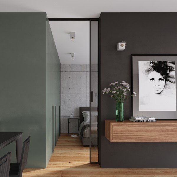 Šedé stropní svítidlo 10x10 cm Gabi – Sollux-image-1