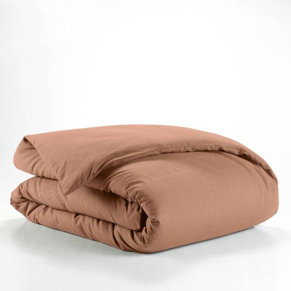 Bavlněný povlak na peřinu na jednolůžko v lososové barvě 140x200 cm Lina – douceur d'intérieur