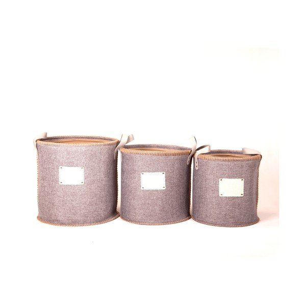 Sada 3 kulatých košíků Tomasucci Denim