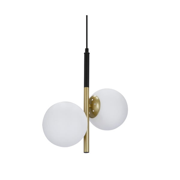 Závěsné svítidlo ve zlaté barvě se skleněným stínidlem 32.5x15 cm Duo – Candellux Lighting-image-2