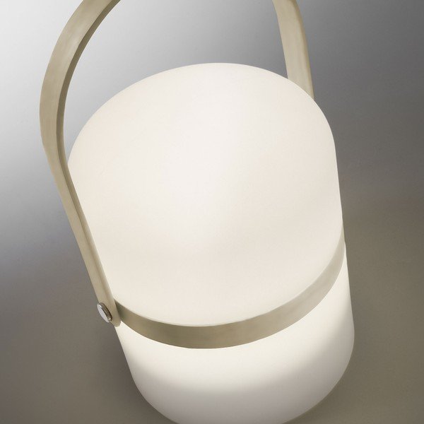 Bílá venkovní lampa Kave Home Janvir, výška 26,5 cm-image-1