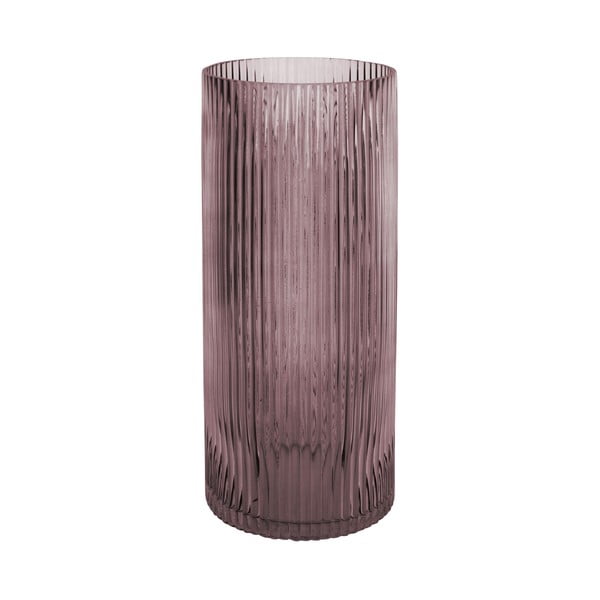 Hnědá skleněná váza PT LIVING Allure, výška 30 cm