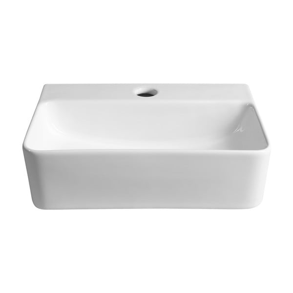 Bílé keramické umývátko 36x25 cm Gerda – Sapho