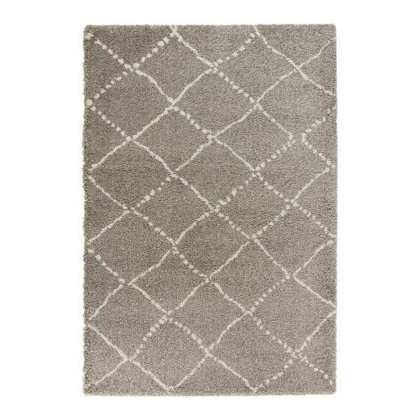 Šedokrémový koberec Mint Rugs Allure Ronno Grey Creme, 80 x 150 cm