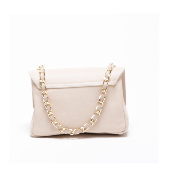 Kožená kabelka Roberta M. 2050 Beige-image-1