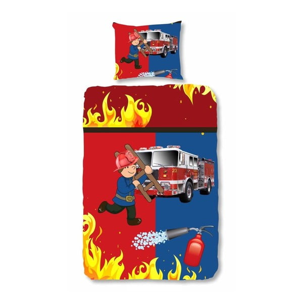 Dětské povlečení Muller Textiel FireFighter, 140x200 cm